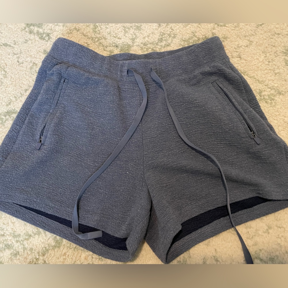 Navy blue comfy sweat pants shorts
